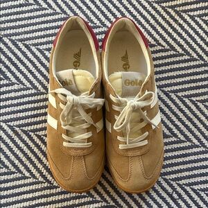 Gola Women's Elan Tan Suede Sneakers